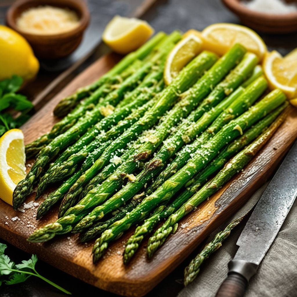 Garlic Parmesan Roasted Asparagus