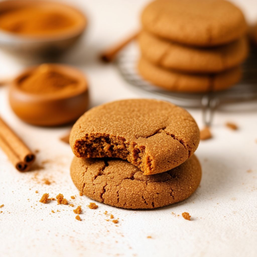 Soft and Chewy Ginger Molasses Cookies