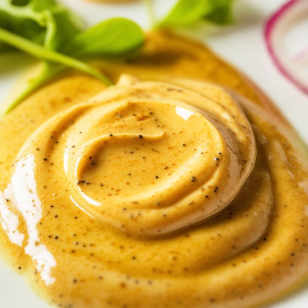 Süße Zwiebel-Dressing-Delikatesse