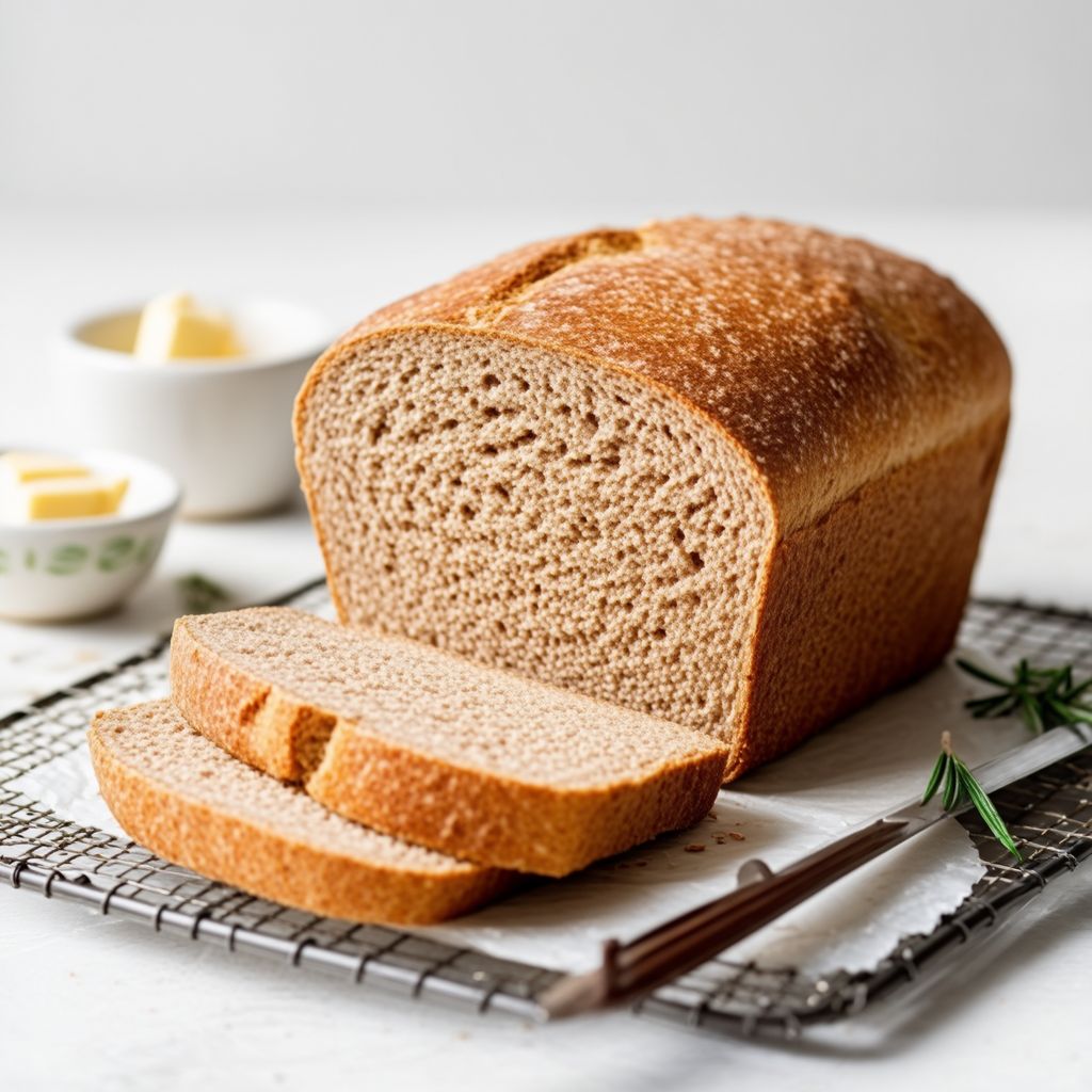 Easy No-Knead Whole Wheat Bread