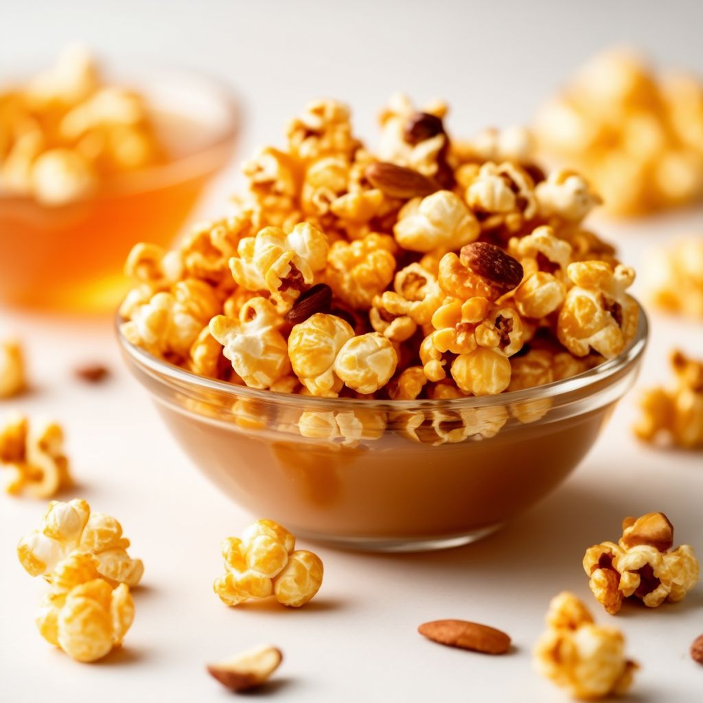 Popcorn Caramellato Croccante con Sciroppo d'Acero