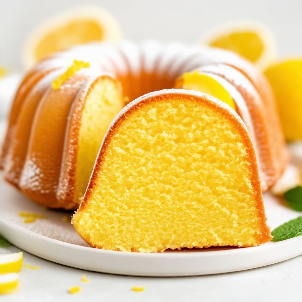 Zesty Lemon Bliss Bundt Cake