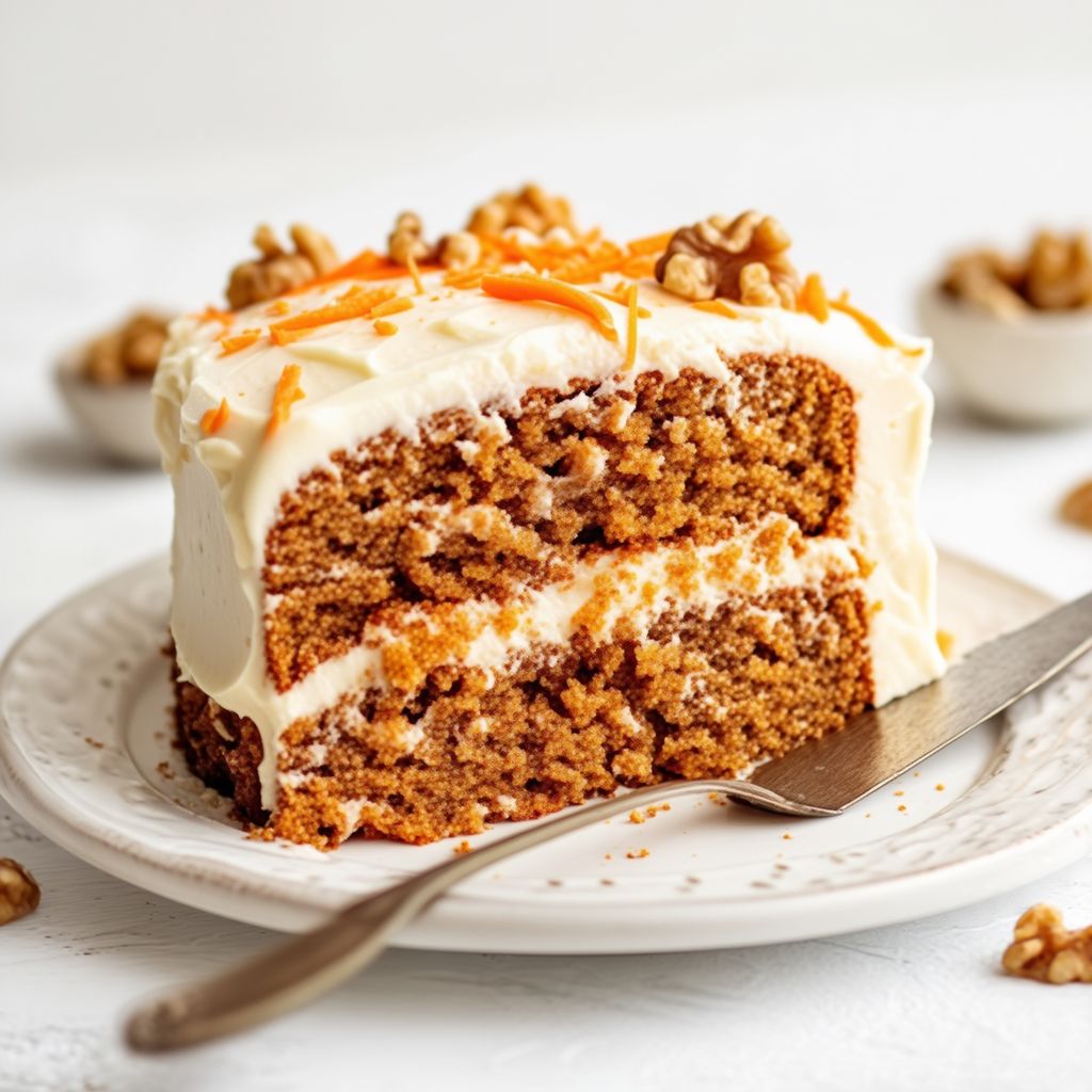 Wunderbarer Karottenkuchen mit Frischkäse-Frosting