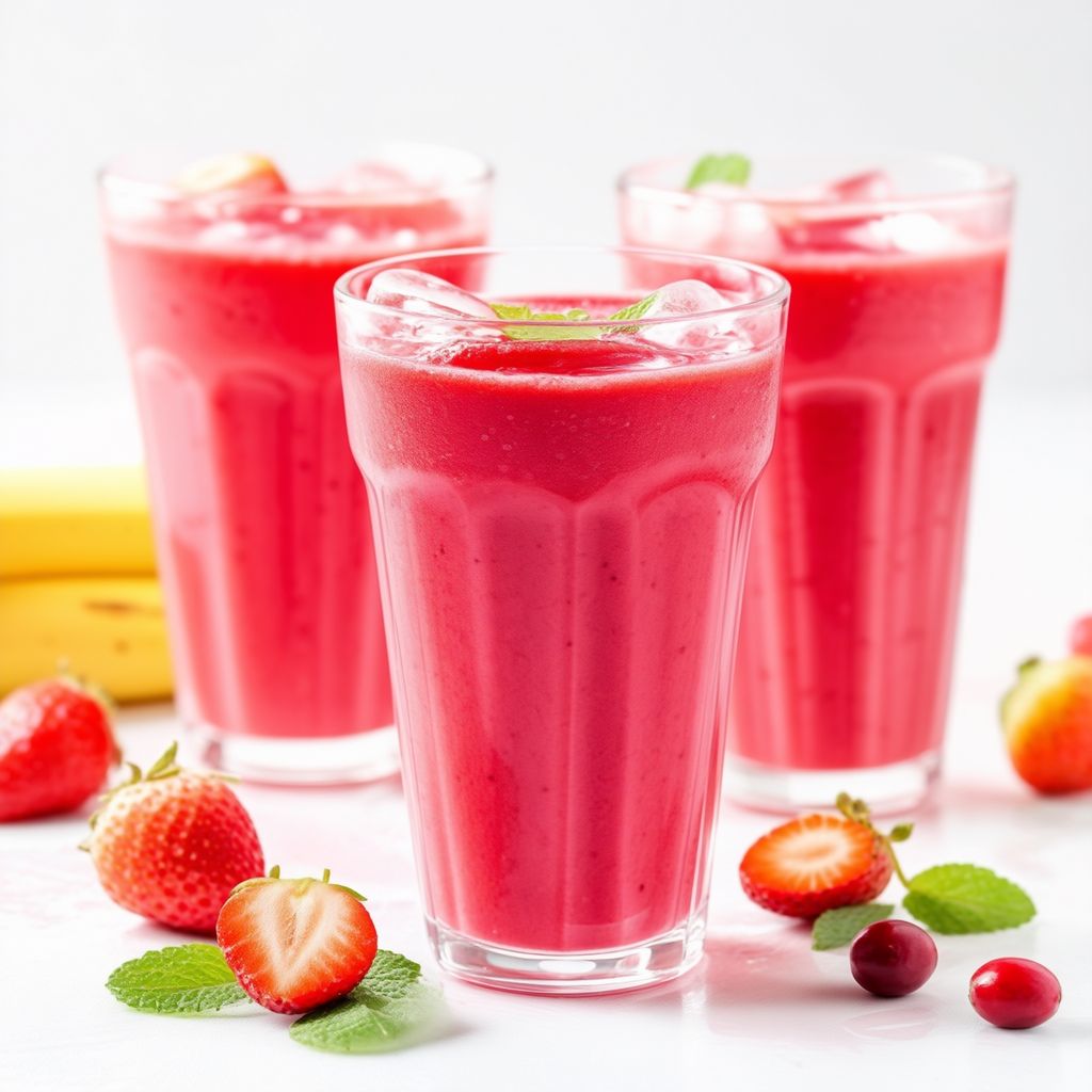 Beeren-Bananen-Glück Smoothie