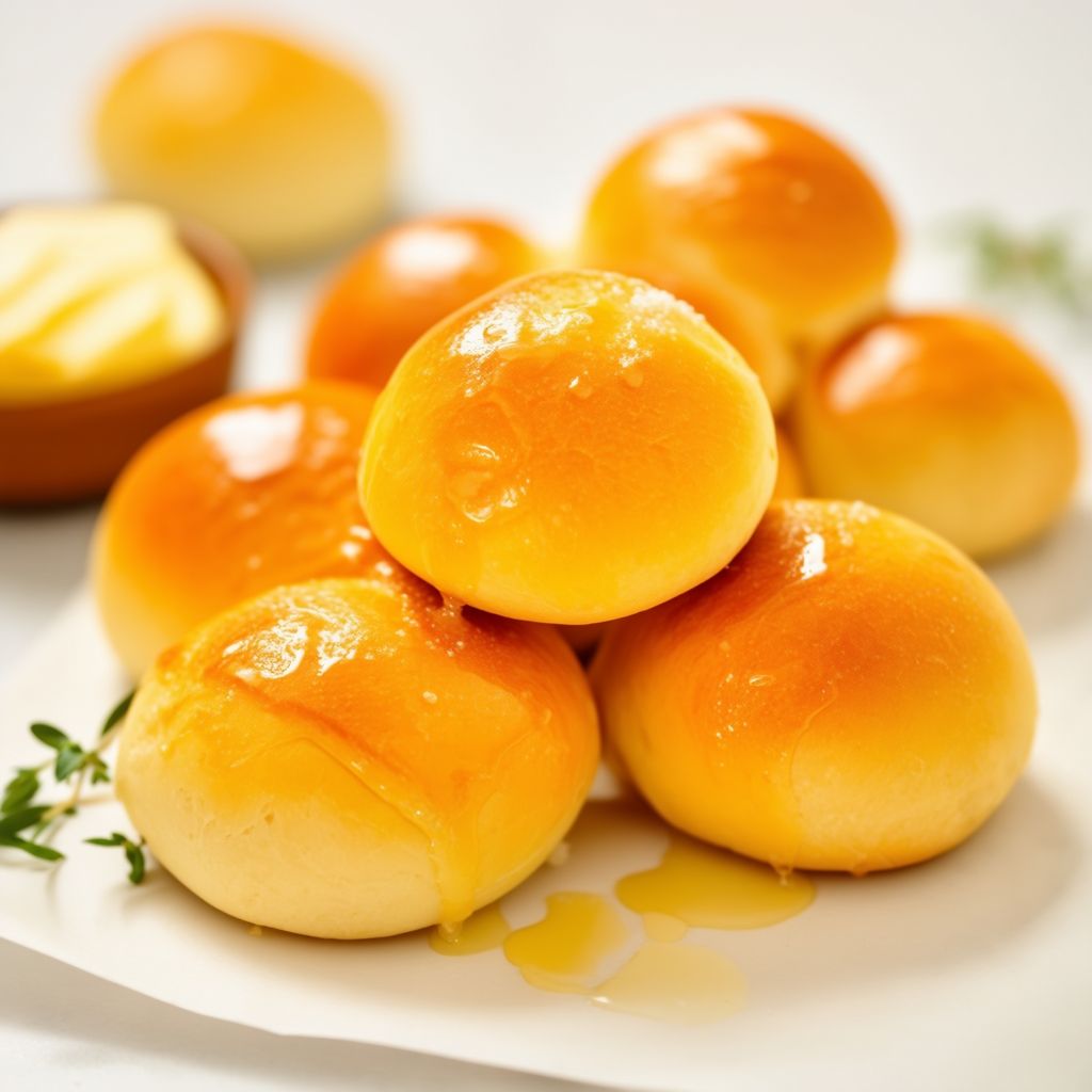 Goldene Butter-Brötchen