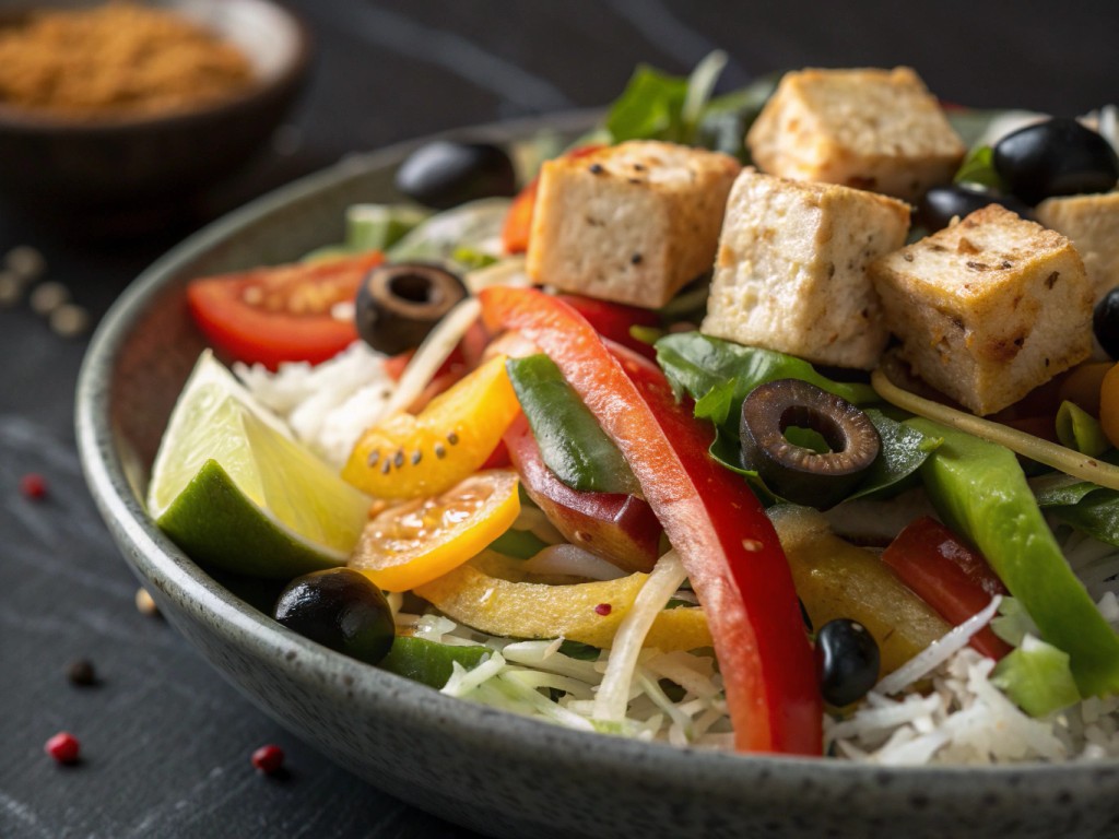 Dekonstruierter Frühlingsrollen-Salat