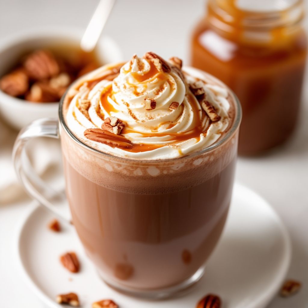 Cioccolata Calda Decadente al Caramello e Pecan