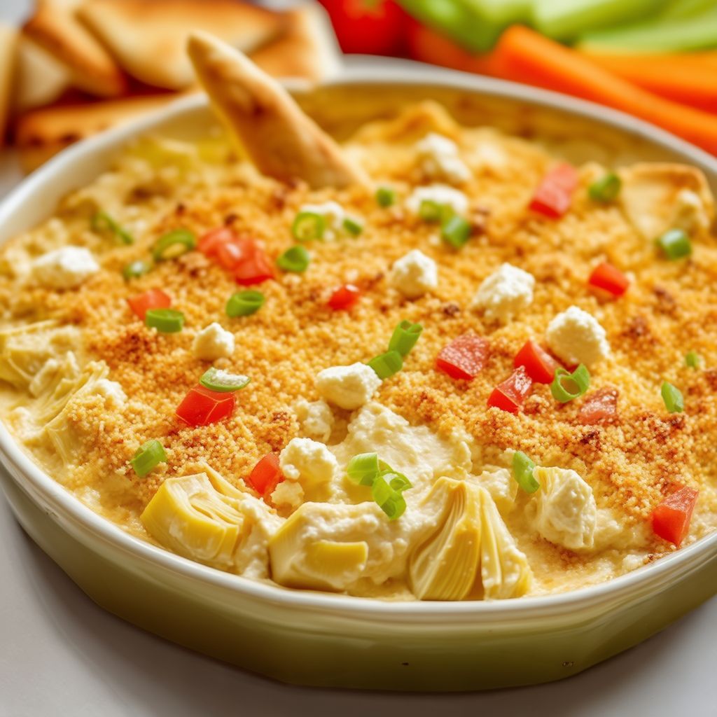 Creamy Artichoke and Feta Bake