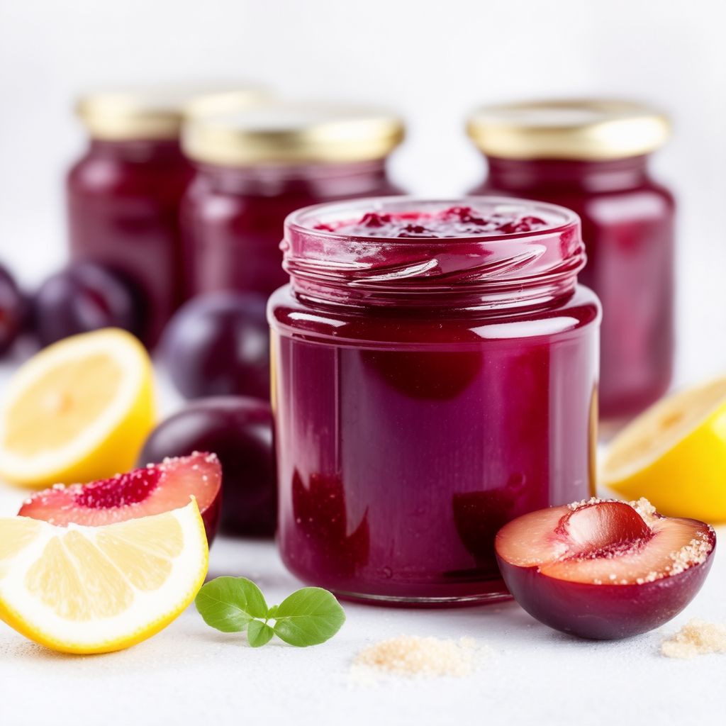 Verbesserte Pflaumenmarmelade
