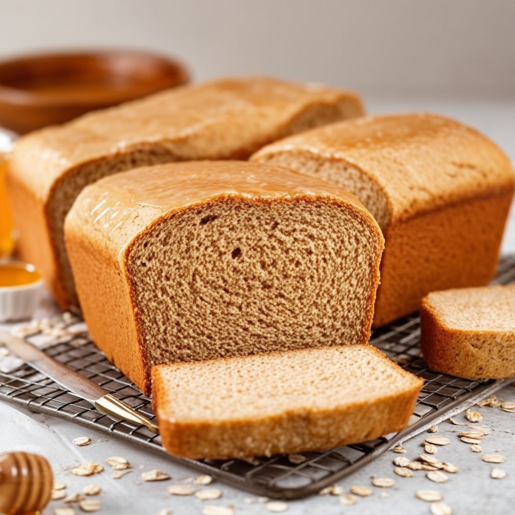Honey Oat Whole Wheat Sandwich Bread