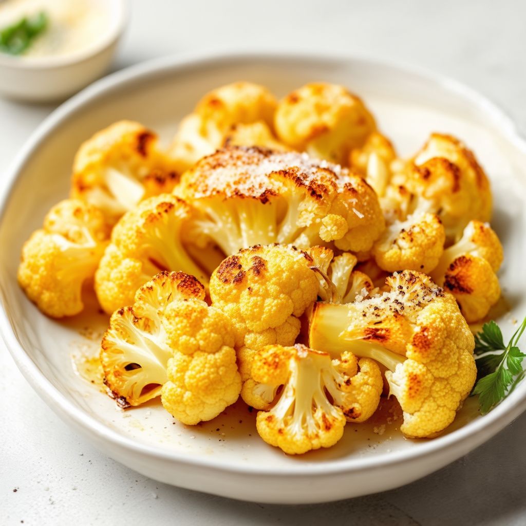 Garlic-Parmesan Roasted Cauliflower