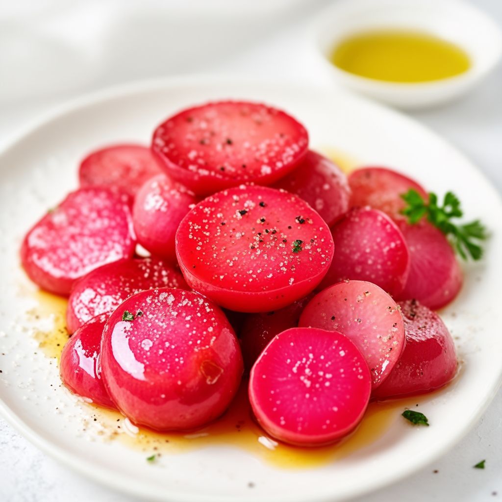 Glazed Butter Radishes