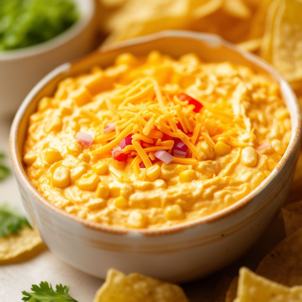 Dip di Mais Crema e Cheddar