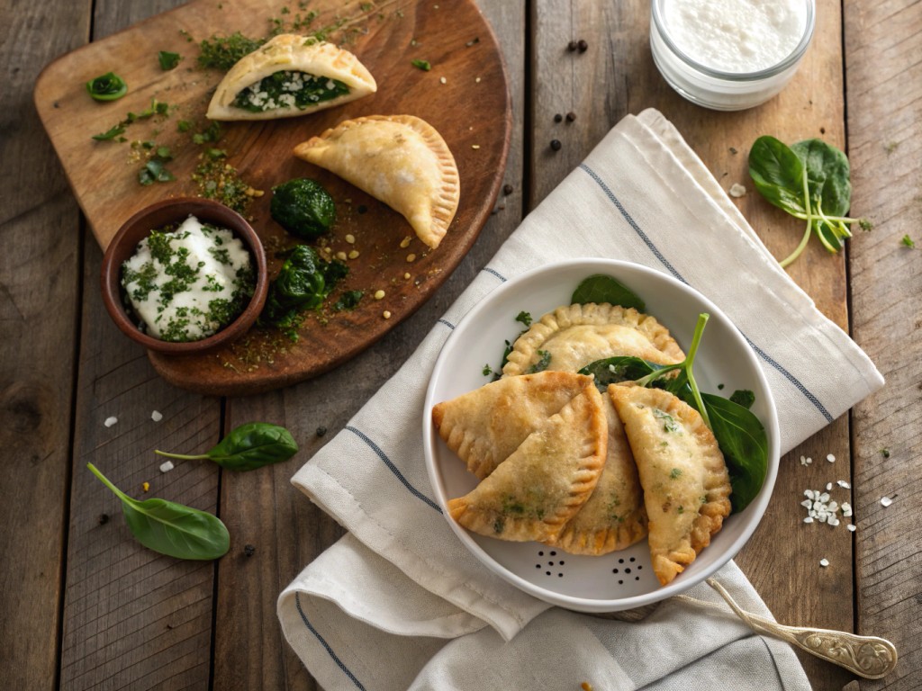Türkische Spinat-Feta-Taschen