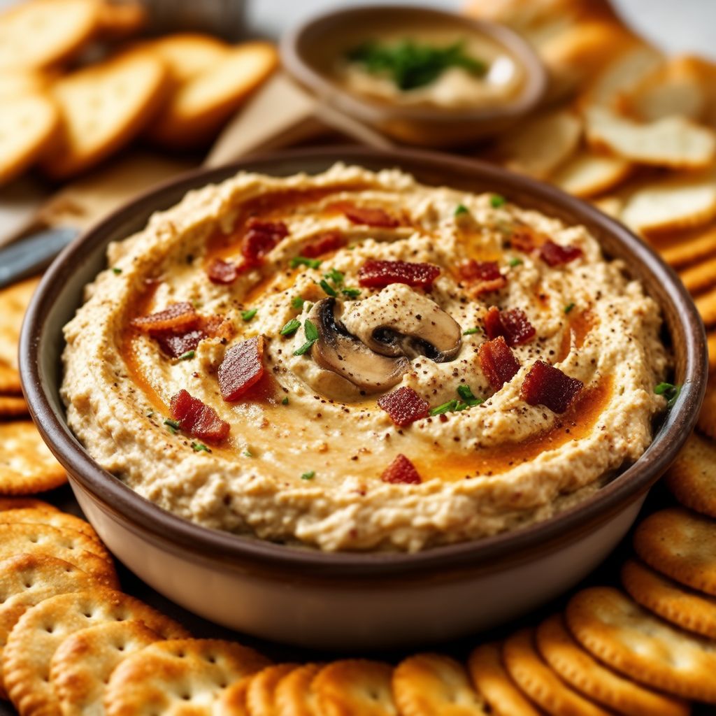Dip Cremoso ai Funghi e Pancetta