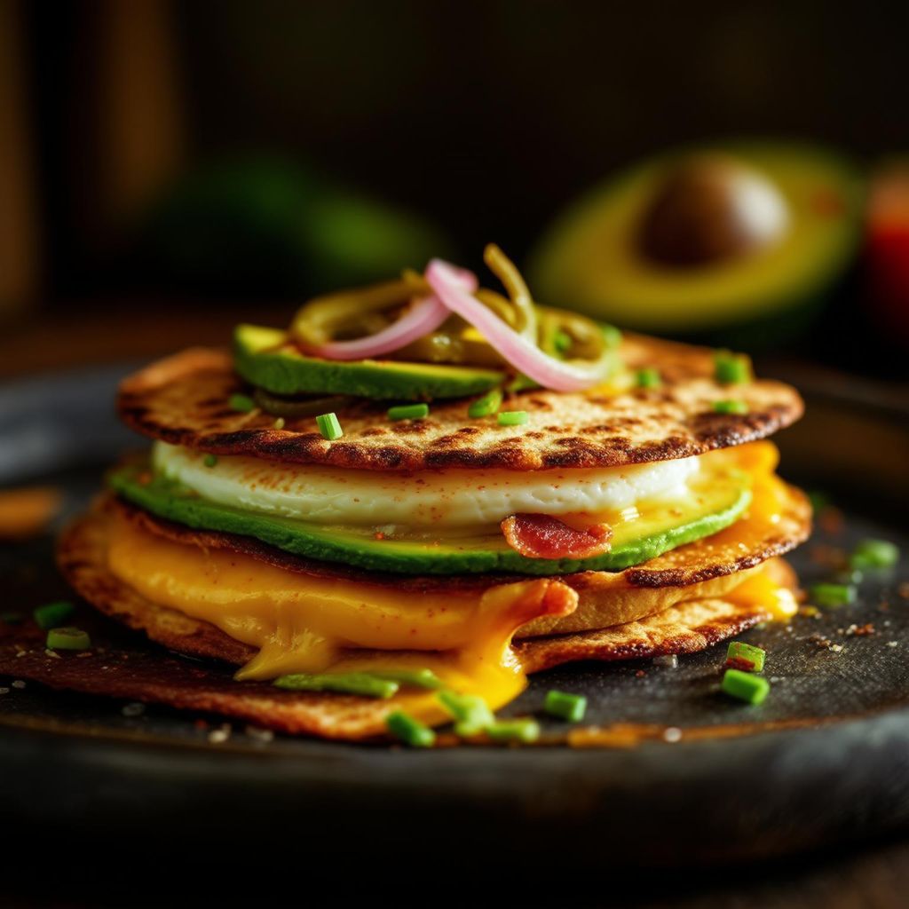 Vegetarische High Protein Knusprige Frühstücks-Tortilla