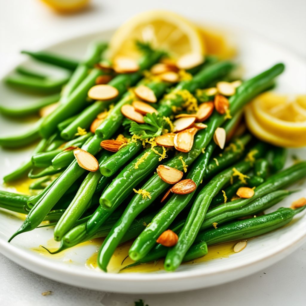 Zesty Green Beans with Toasted Almonds