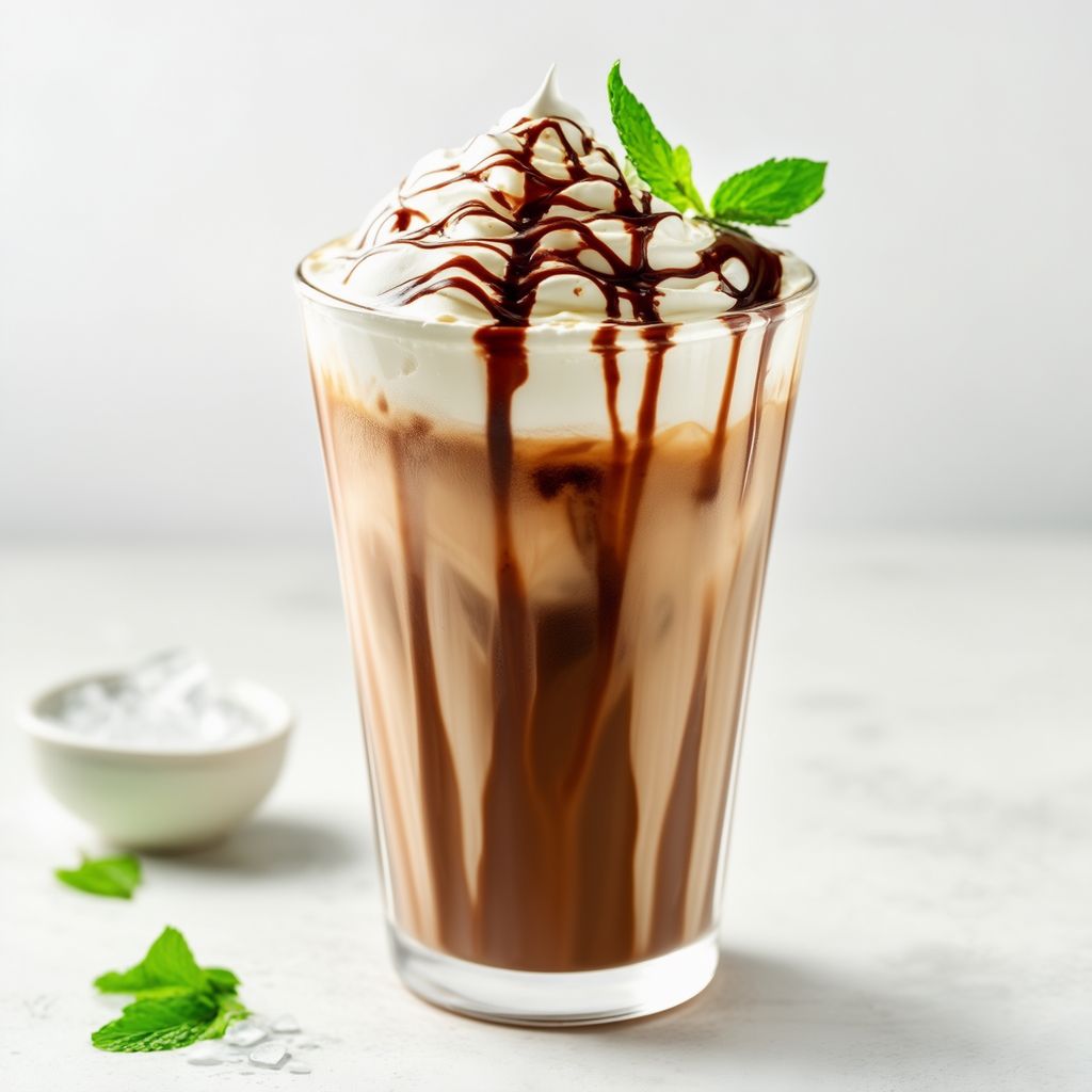 Minty Chocolate Iced Tea