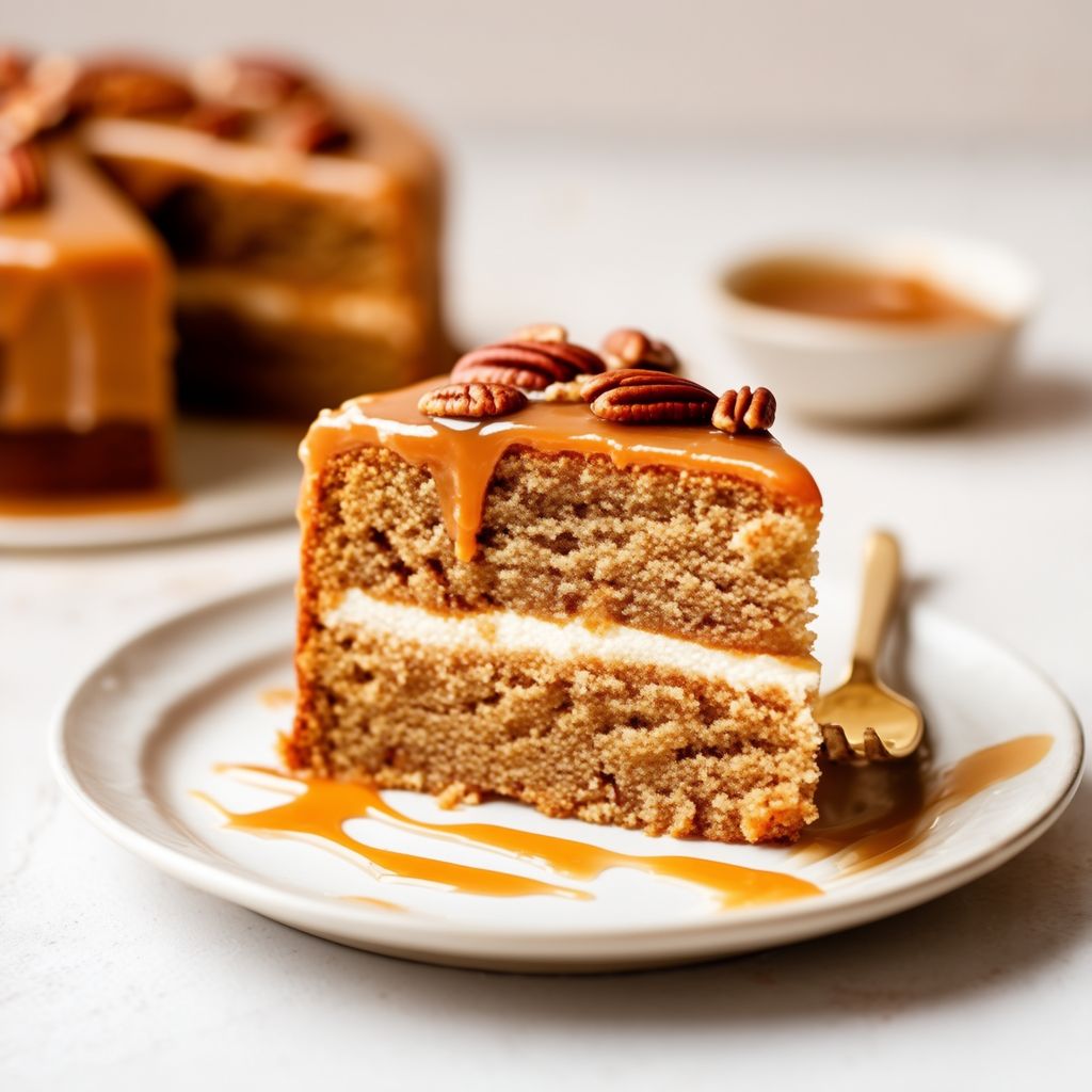 Torta di Pecan al Caramello Burroso