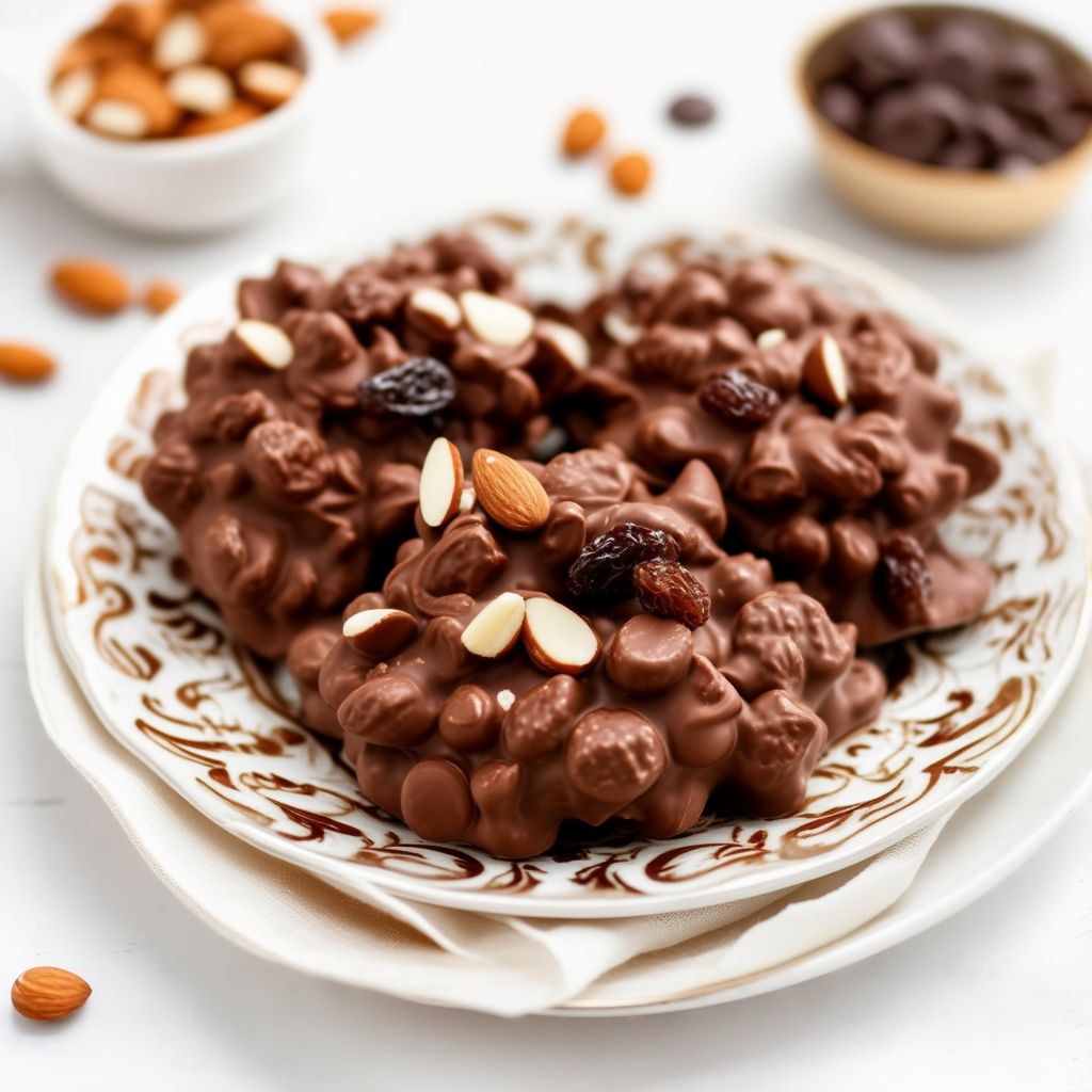 Magical Chocolate Raisin Clusters
