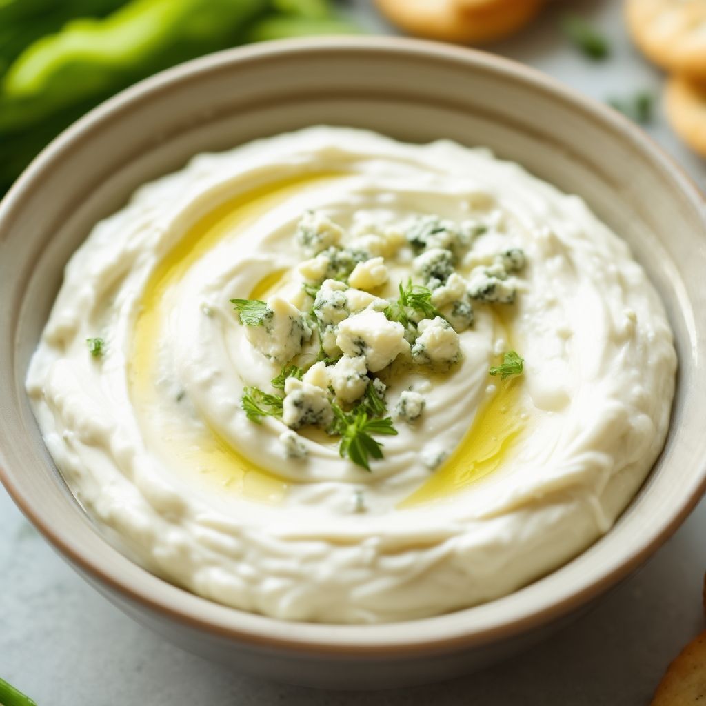Cremiger Blauschimmelkäse-Dip