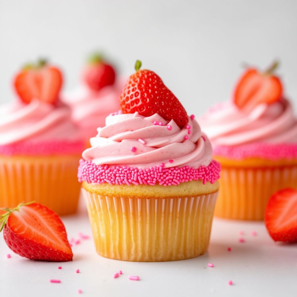 Strawberry Bliss Cupcakes