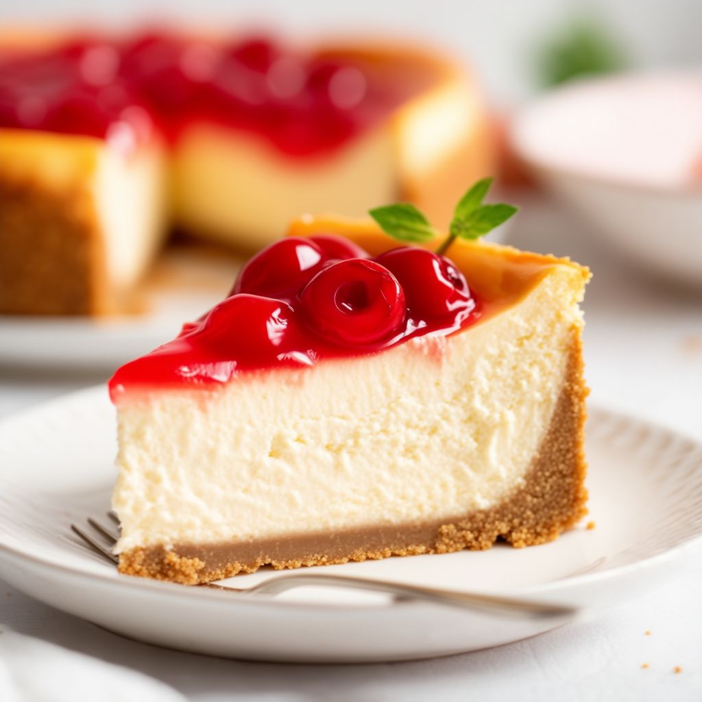 Cremiger Kirsch-Delight-Käsekuchen