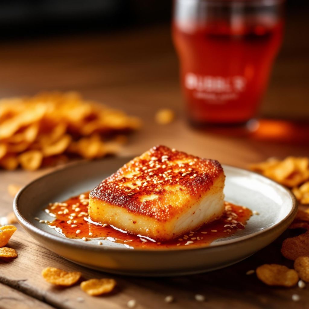 Knusprige Chili-Honig-Halloumi-Häppchen