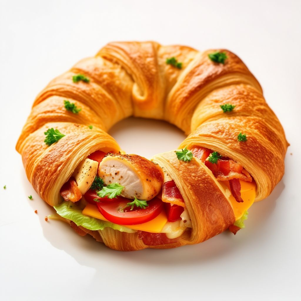 Savory Chicken Brunch Crescent Ring