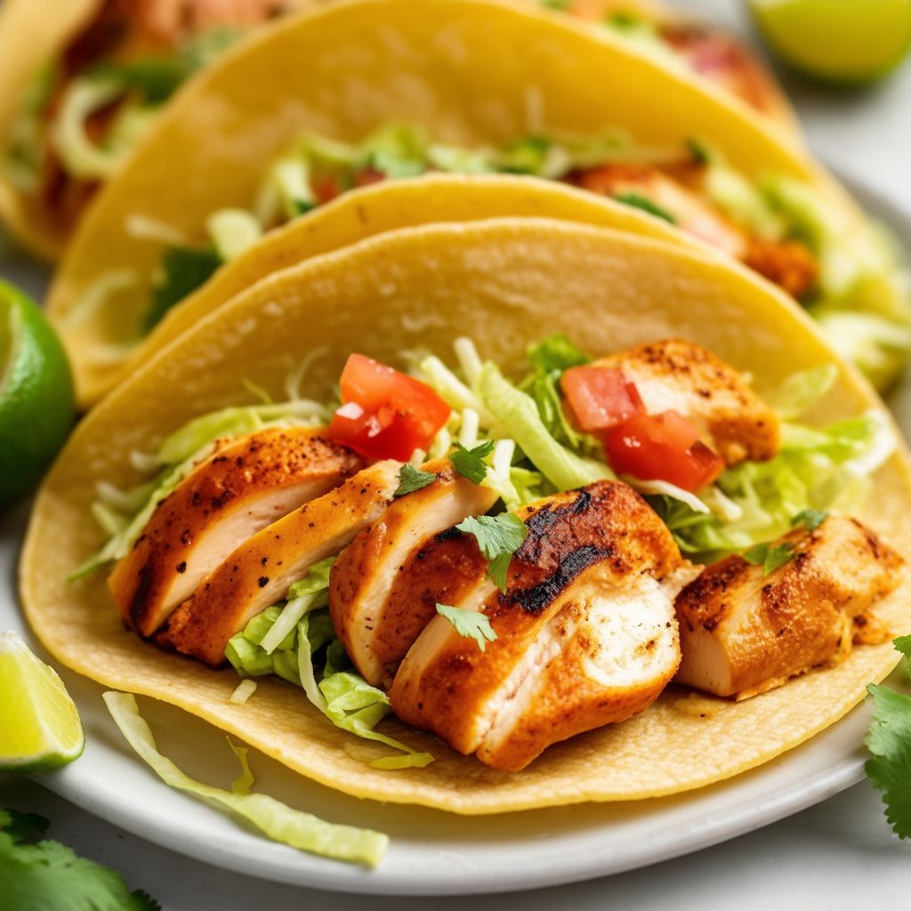 Tacos di Pollo Grigliato Piccante