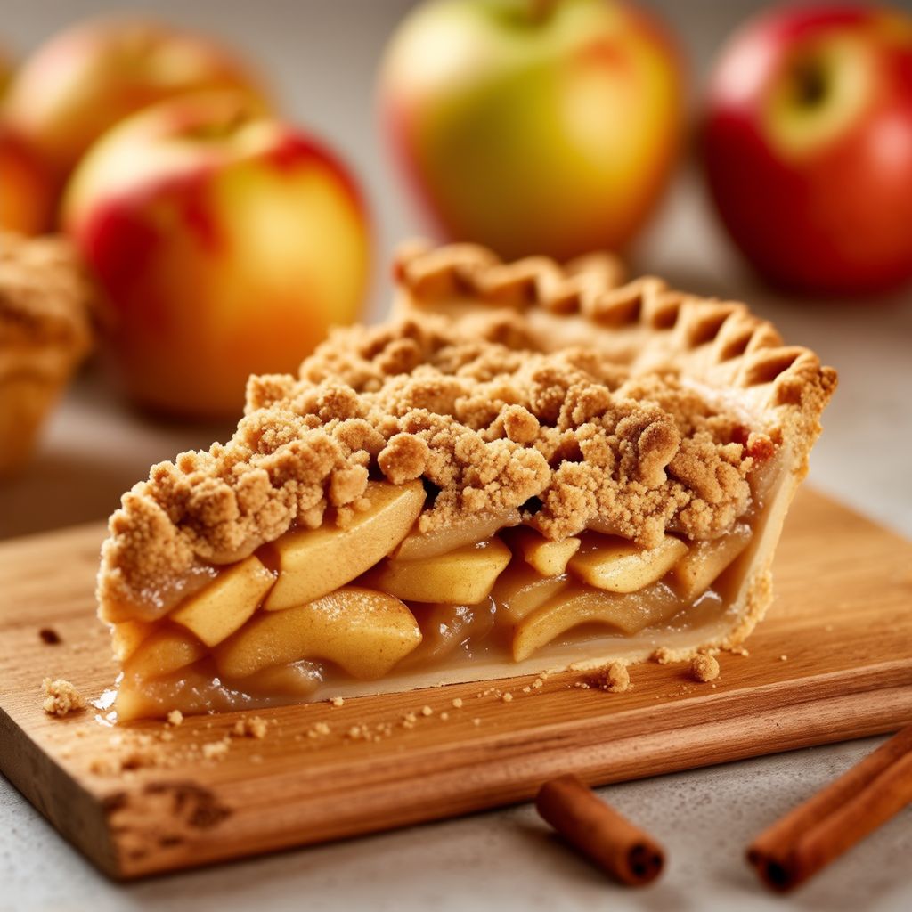 Classic Crumb-Topped Apple Pie