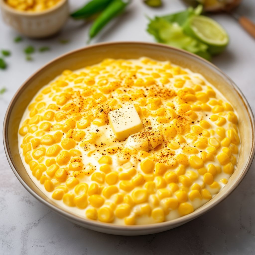Langsame Kochcreme-Mais-Delikatesse