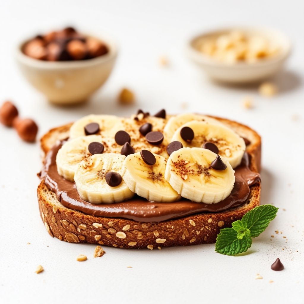 Chocolate Hazelnut Banana Toast