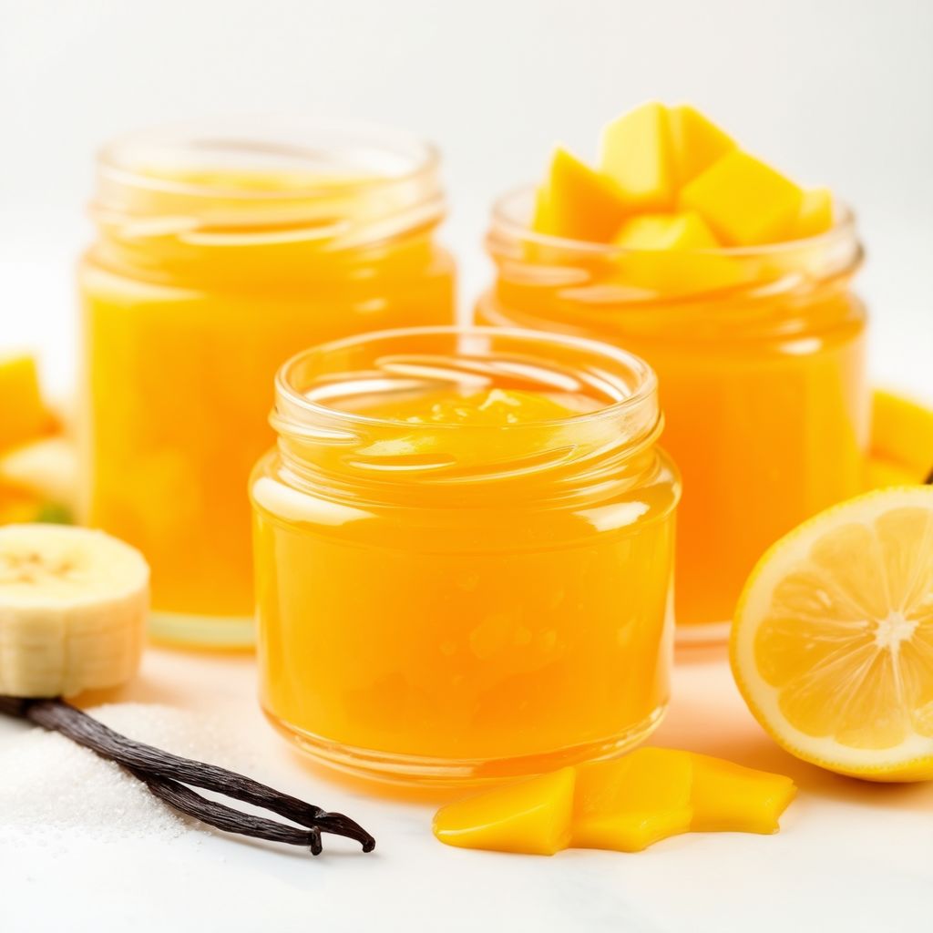 Tropisches Mango-Bananen-Marmelade