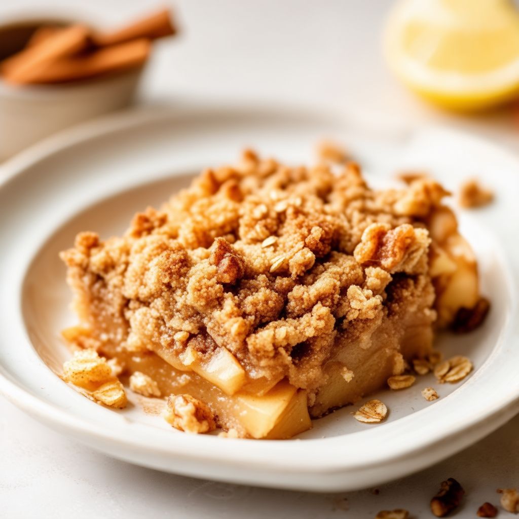 Cinnamon Apple Crumble Delight