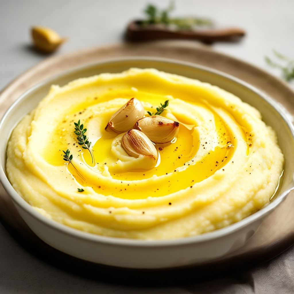 Creamy Roasted Garlic Mashed Potatoes