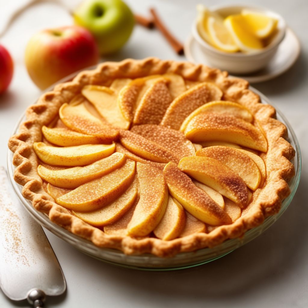 Goldene Ernte Apfelkuchen