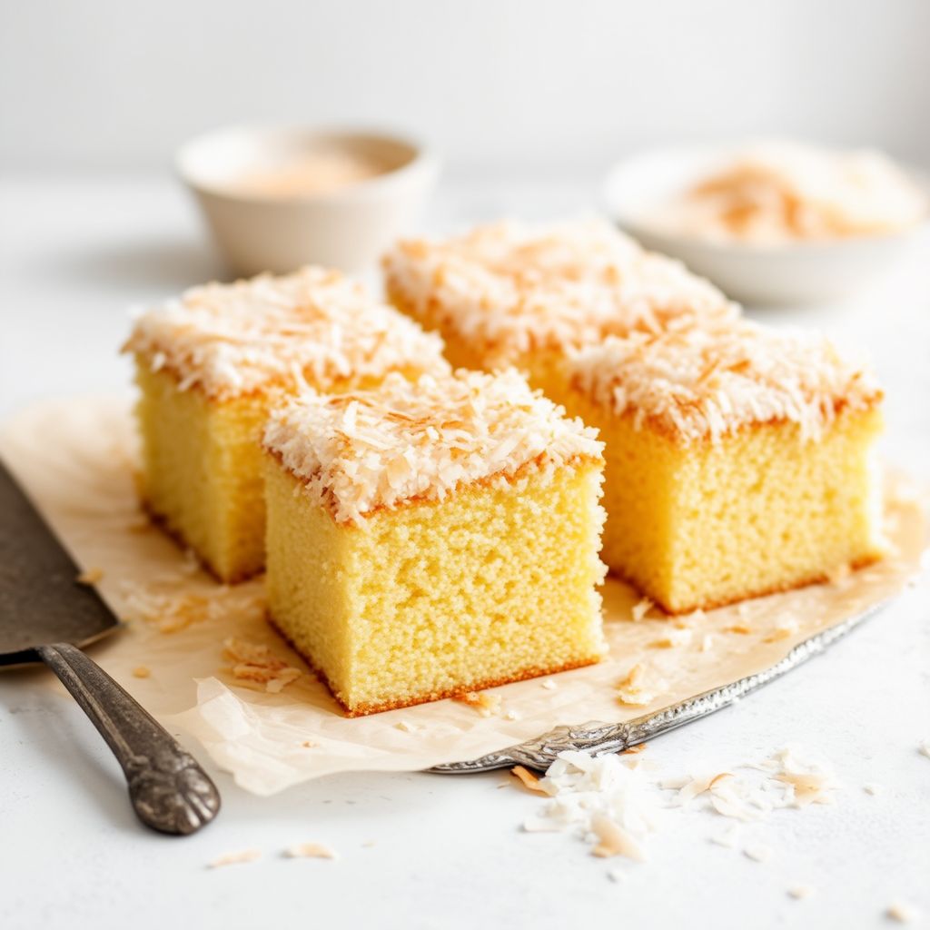 Torta Deliziosa al Cocco Dorato