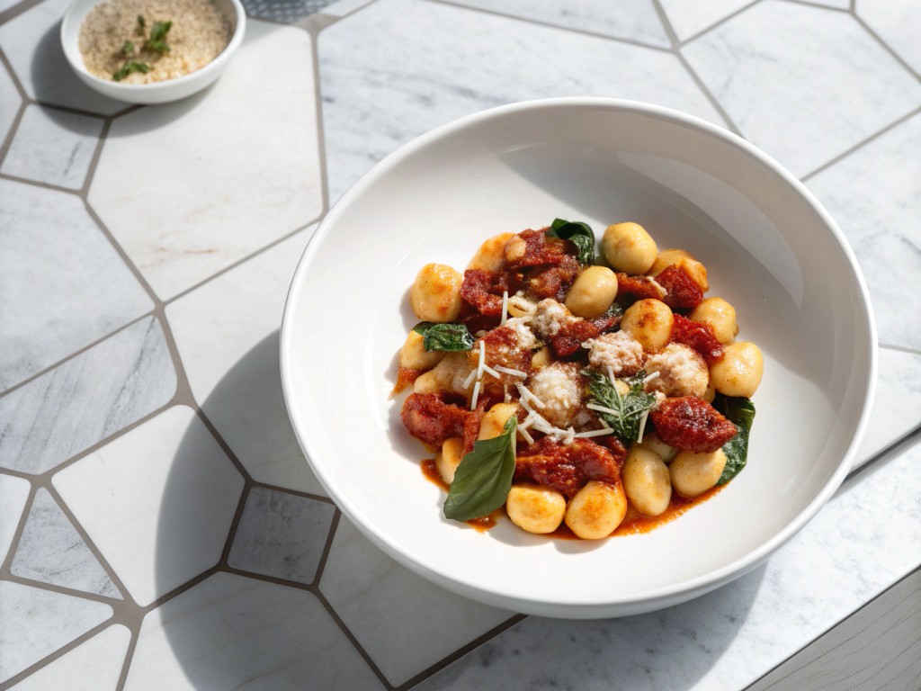 Gnocchi mit Tomatenrahm und Chorizo