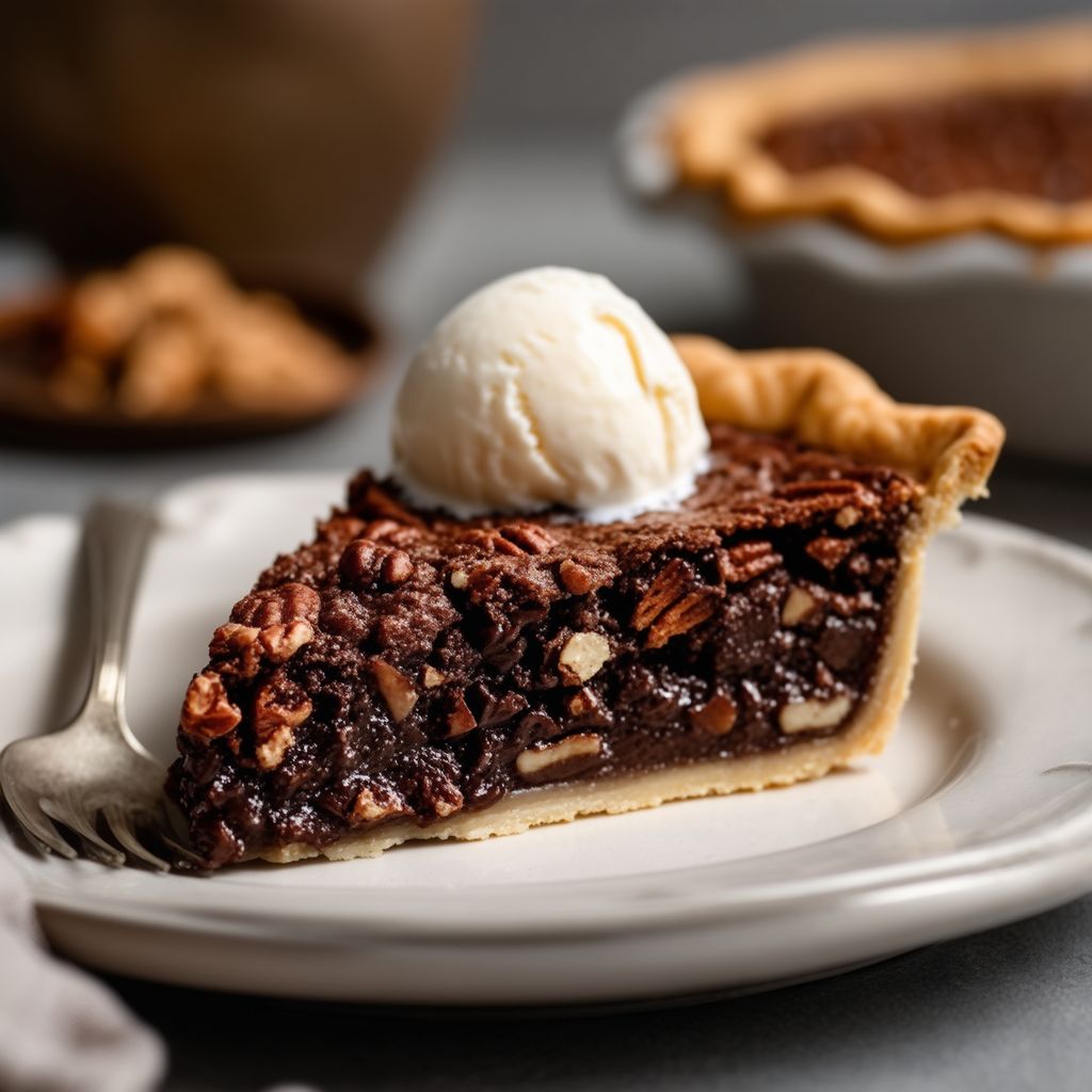 Southern Chocolate Nut Pie