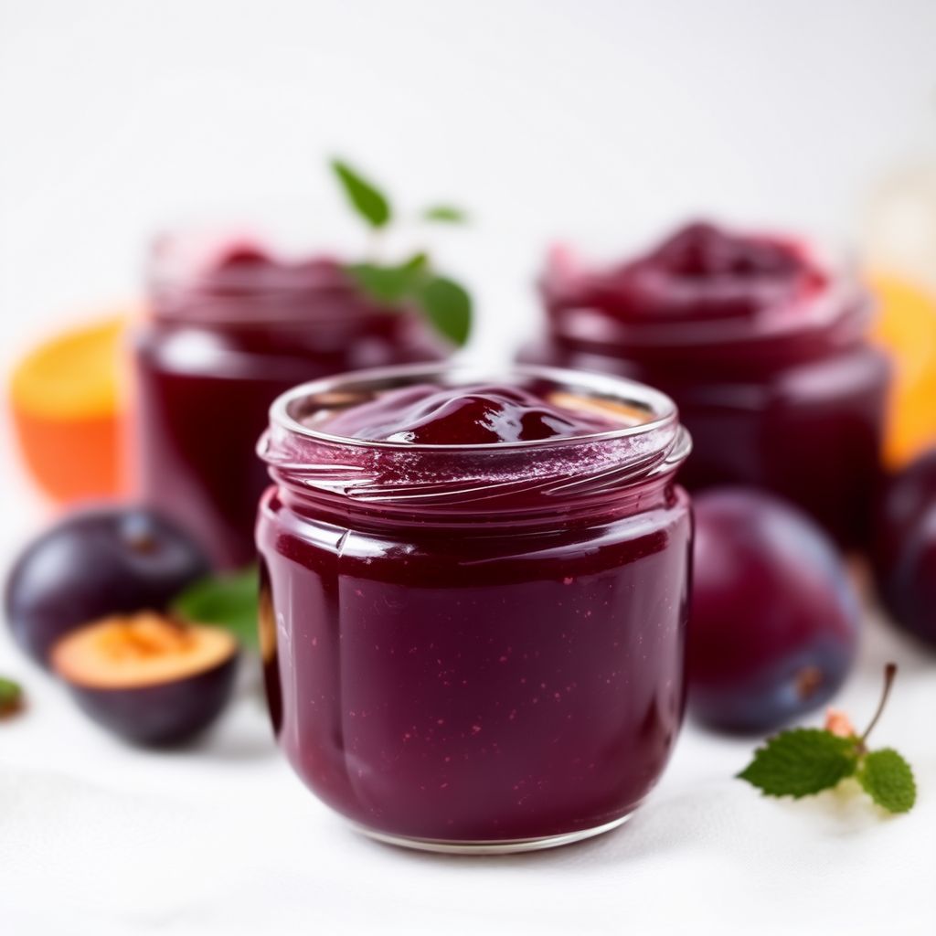 Italian Plum and Orange Liqueur Jam