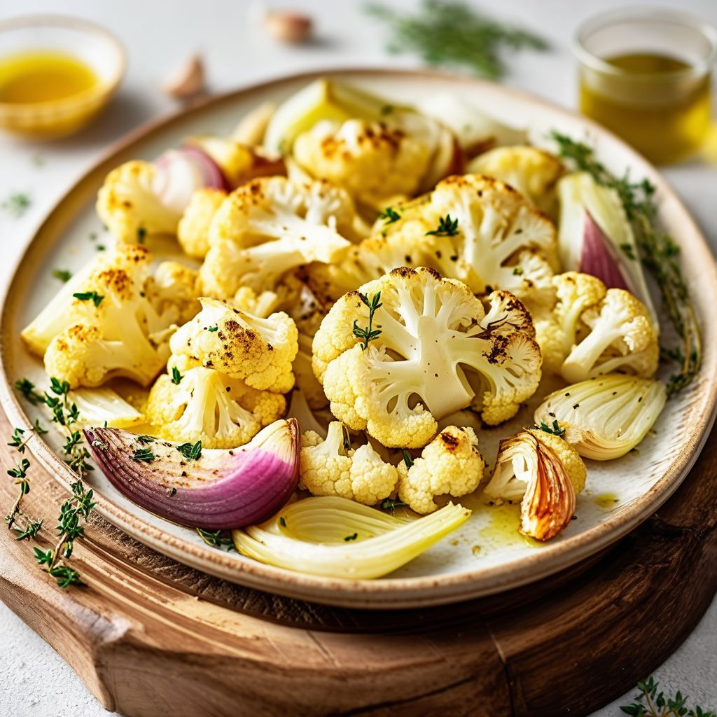 Herb-Roasted Cauliflower and Fennel Medley