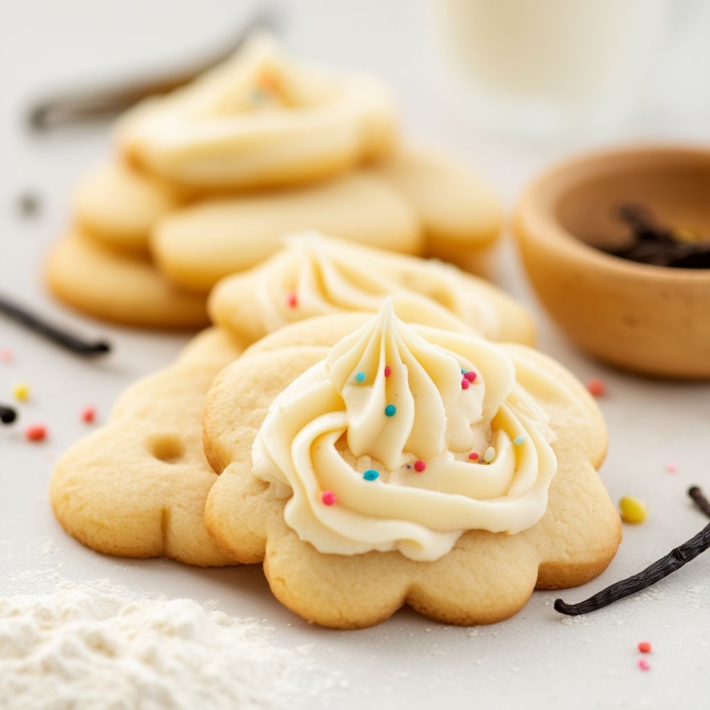 Creamy Vanilla Cutout Cookies