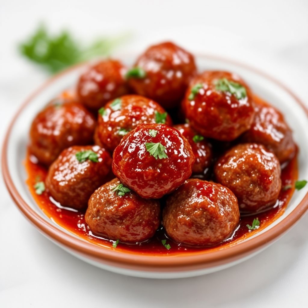 Polpette Glassate all'Uva