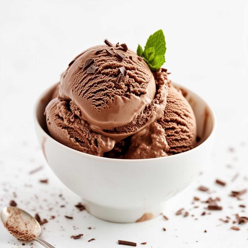 Decadent Triple Chocolate Delight Ice Cream