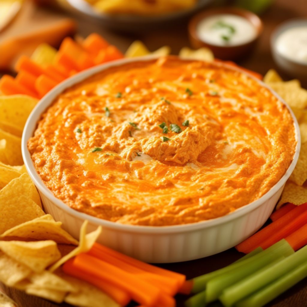 Creamy Buffalo Chicken Dip