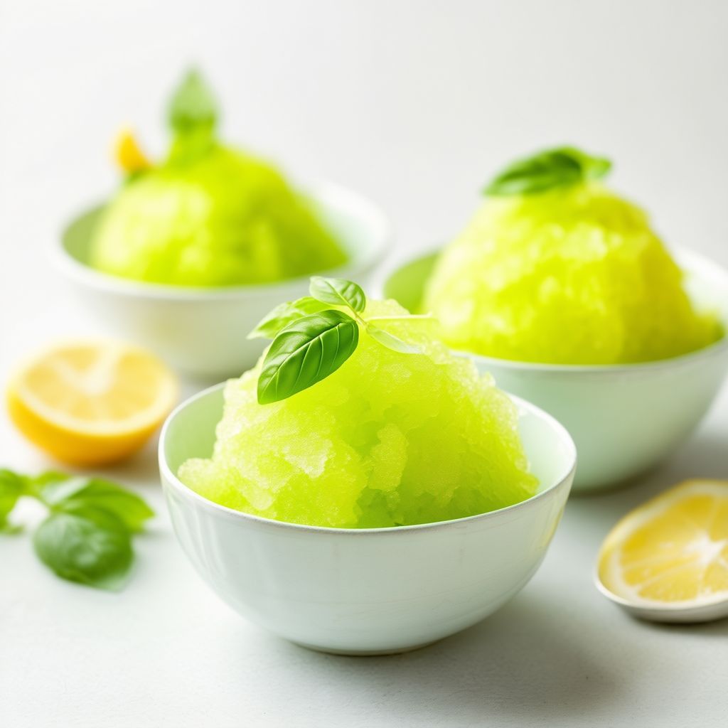 Zesty Basil Citrus Ice Delight