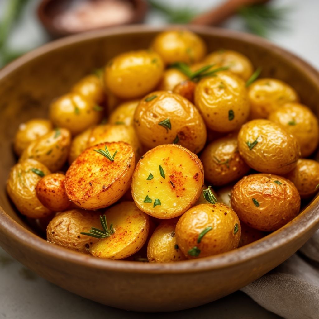 Knusprige Kräuterbutter-Kartoffeln