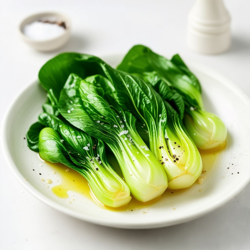 Sautéed Garlic Baby Bok Choy