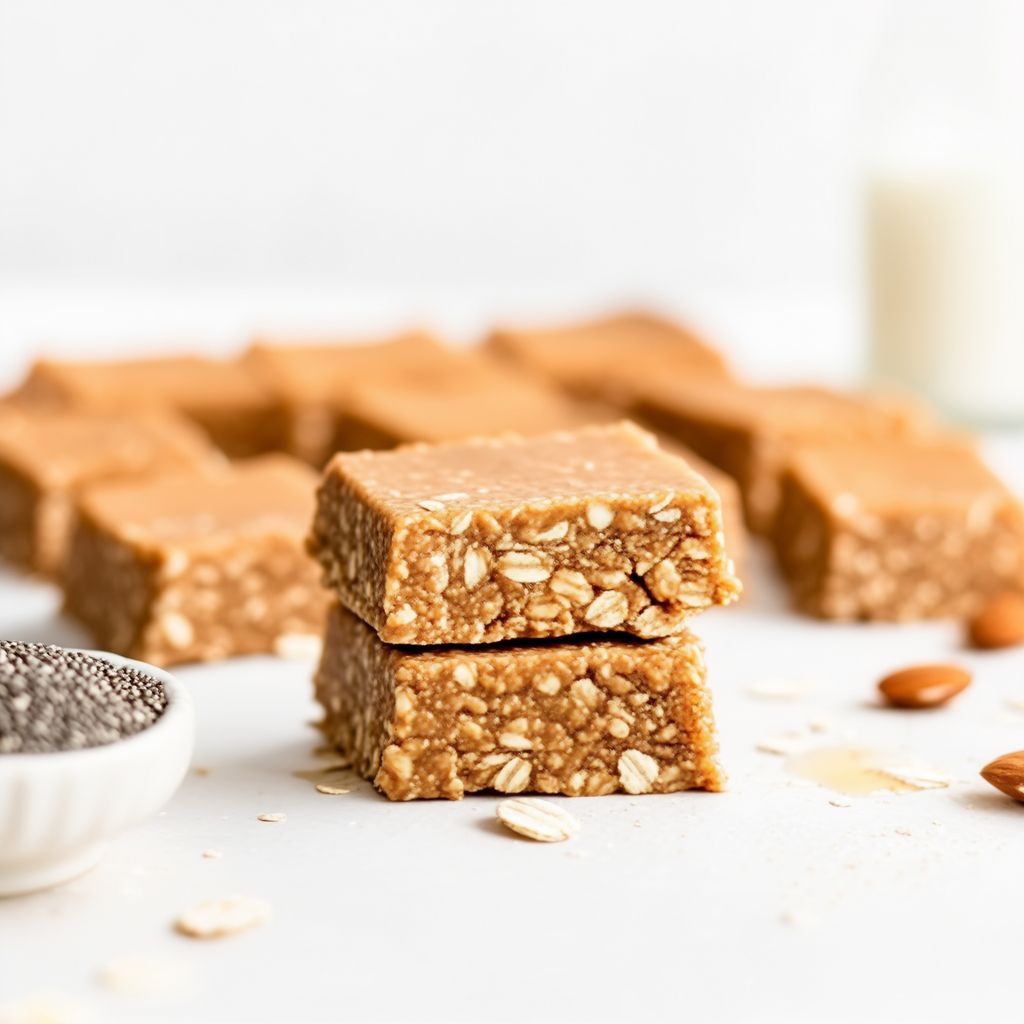 No-Bake Honey Almond Energy Squares